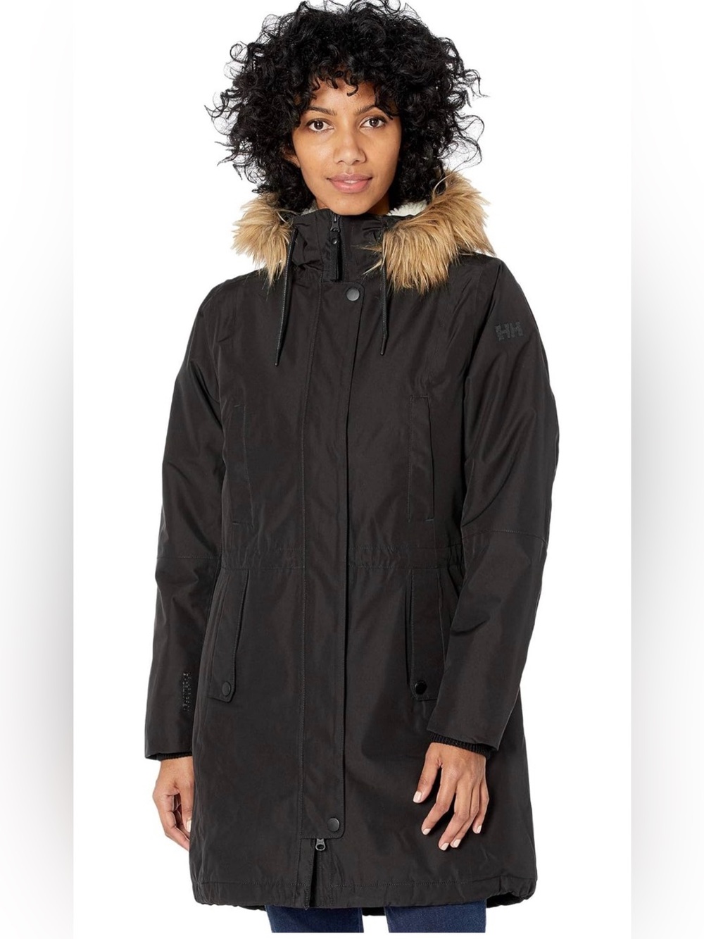 Helly-Hansen Womens Mayen Waterproof Breathable Parka Insulated Hooded Jacket M